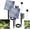 2pcs, variant on Solar Pond Aerator with Air Pump, Solar-Powered Pond Aerator with Pipe Air Bubble Stones, Solar Air Pump for Garden Fish Tank Outdoor Pool Pond (2pcs)