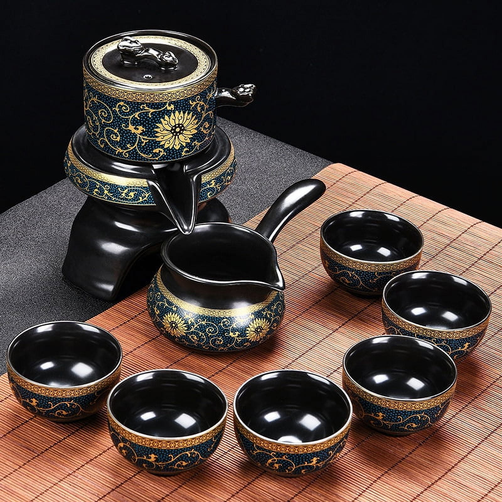 Viant〓 Luxury Tea Party Set. Complete with Automatic Tea Maker w 並行輸入品 Vianté Luxury Tea Party Set. Complete with Automatic Tea Maker
