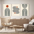 thumbnail image 3 of Abstract Rainbow Sun Illustrations Wall Decor Trendy Mid Century Art Modern Wall Decor for Bedroom Boho Home Decor Geometric Wall Art Deocr Scandinavian Minimalist Art Office Wall Decor 12"x16", 3 of 6