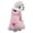 Pink, variant on GASTROPOD Dog Costumes With Faux Fur Collar Pet Costumes For Medium Dogs Warm Comfy