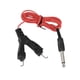 thumbnail image 2 of Cuerda de clip Maquillaje permanente Pintura Reemplazable Línea de gancho de cobre Alambre anti-viento Cable Reutilizable Corporador Accesorio rojo 75 pulgadas Kearding CE001285-02, 2 of 7