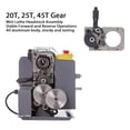thumbnail image 4 of Conjunto De Cabezal De Mini Torno, 20T 25T 45T Pieza De Repuesto De Cuerpo De Aluminio De Alta Precisión Conjunto De Avance Hacia Atrás Del Cabezal Para 0618 7x10 7x12 7x14, 4 of 7