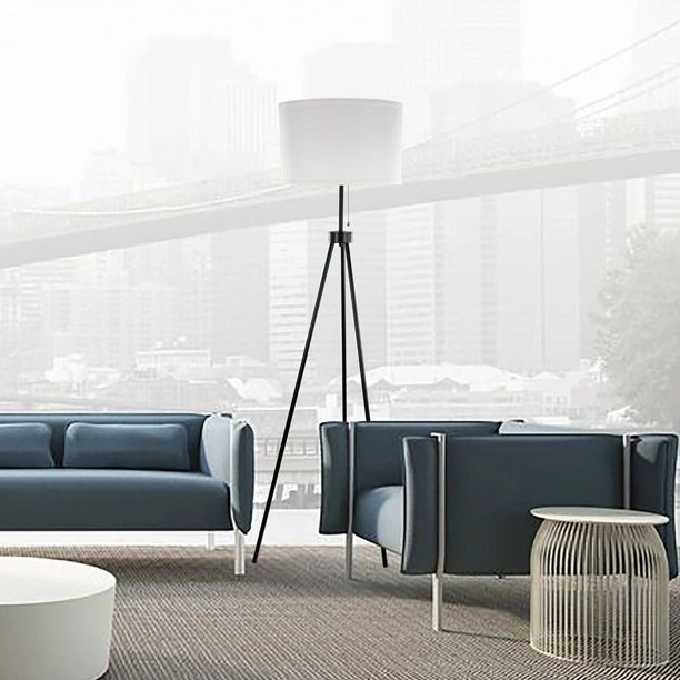 Abble 3-LEGS METAL TRIPOD FLOOR LAMP - Walmart.com ...