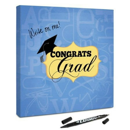 Canvas Kudos Decorative Sign, Graduation Plaque