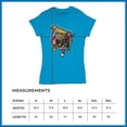 thumbnail image 5 of Tee Hunt Dean Russo Pit Bull T-Shirt Dog Paw Some Angels Have Fur Women's T-Shirt Tee, Light Blue, 3X-Large, 5 of 5