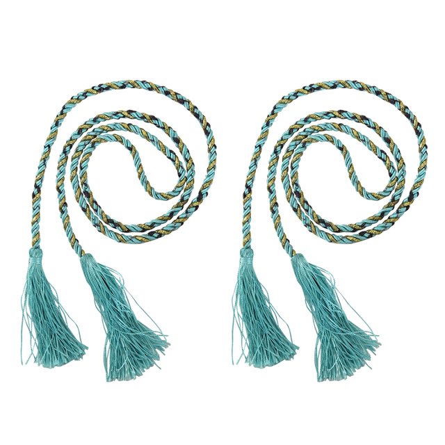 Zootealy 1Pair Curtain Strap Tassel Curtain Tiebacks Rope Holdbacks