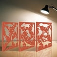 thumbnail image 3 of Karty Large Dinosaur Stencils for Kids Ages 4–10, – 3 Plastic 10″ × 14″ Sheets with 20 Extra-Large Dino Shapes & Educational Brochure, 3 of 9