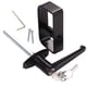 thumbnail image 1 of StartFine Kit de cerradura con manija en T Cerradura para puerta de cobertizo con 2 llaves y 2 tornillos Cerradura para puerta de casa de juegos y gallinero con vástago de 4-1/2" (mango en L de 4-1/2", 1 of 5