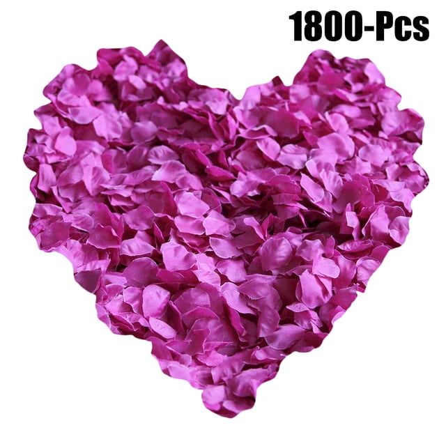 1800PCS Artificial Petals Decorative Rose Petals Flower Petals for Wedding