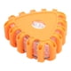 thumbnail image 3 of 3 Piezas Triángulo LED Bengalas de Carretera Luz de Seguridad de Emergencia en Carretera Kit de Luz de Advertencia Intermitente con Bolsa de Gancho de Base Magnética Naranja, 3 of 12
