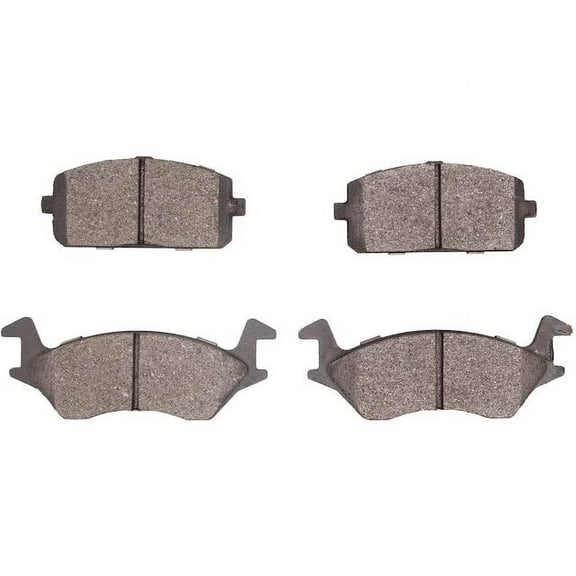 Front Brake Pad Set - Compatible with 1981 - 1984 Toyota Starlet 1982 1983