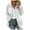 Gray, variant on IROINNID Shearling Jacket for Women Winter Fall Zip Up Long Sleeve Drawstring Hood Jacket Warm Casual Fuzzy Trendy Jacket,Khaki