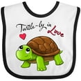 thumbnail image 3 of Inktastic Turtle-ly in Love Cute Valentine Turtle Boys or Girls Baby Bib, 3 of 4