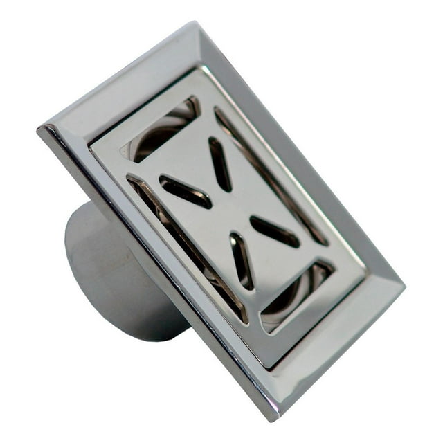 Coladera Cuadrada De Acero Inoxidable De 10x10 Pc-301 Coflex negro