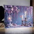 thumbnail image 2 of Pink Purple Childr Birthday Photoz Backdrop Hanging Flowers Balloons Butterfly Baby Photography Shooting Background, 2 of 8