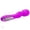 Purple, variant on LeLuv Wand Vibrating Body Massager USB Rechargeable Smooth Silicone Purple