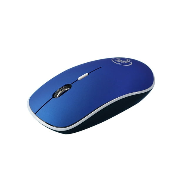 Worallymy Noisefree USB Wireless Computer Mouse Rechargeable 4 Buttons