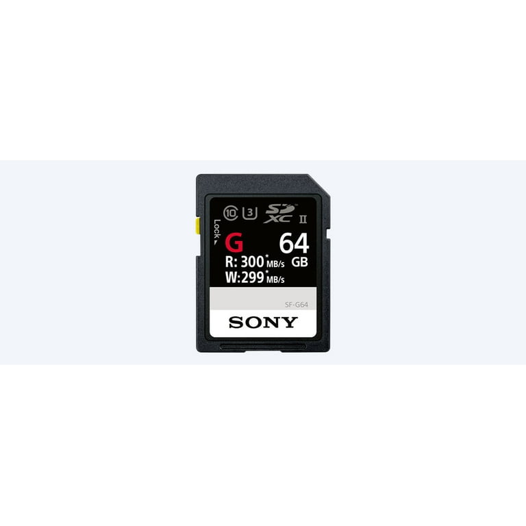 Sony 64GB UHS-II SD Card, (R300/W299) W/ Sony SD UHS-II USB Sony 64GB UHS-II SD Card, (R300/W299) W/ Sony SD UHS-II USB