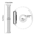 thumbnail image 2 of WIFKLSIIPG Stylish Durable Stainless Steel Metal Watch Band Compatible for Electronic Smartwatches, 2 of 5