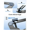 thumbnail image 5 of Adjustable Laptop Stand for Desk, Metal Foldable Laptop Riser, Portable Laptop Holder Mount, Ventilated Cooling Computer Notebook Stand for MacBook Air Pro, All 10-16'' Notebooks Laptops, Gold, 5 of 5