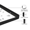 thumbnail image 3 of MOON MIRROR 22"x30" Pivot Mirror for Bathroom, Modern Black Rectangle Wall Mirror, Premium Pine Wood Frame Titling Mirrors Hangs Vertical, 3 of 6