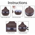 thumbnail image 4 of 300ml Essential Oils Humidifier Cool Mist Electric Fragrance Diffuser with 7 Color Changing Mute SPA, 4 of 5