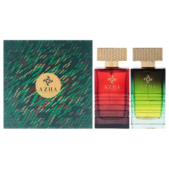 Azha Azha Perfume Set , 3.3oz Amber Malaky EDP Spray, 3.3oz Taj Al Oud EDP Spray GIFTSET