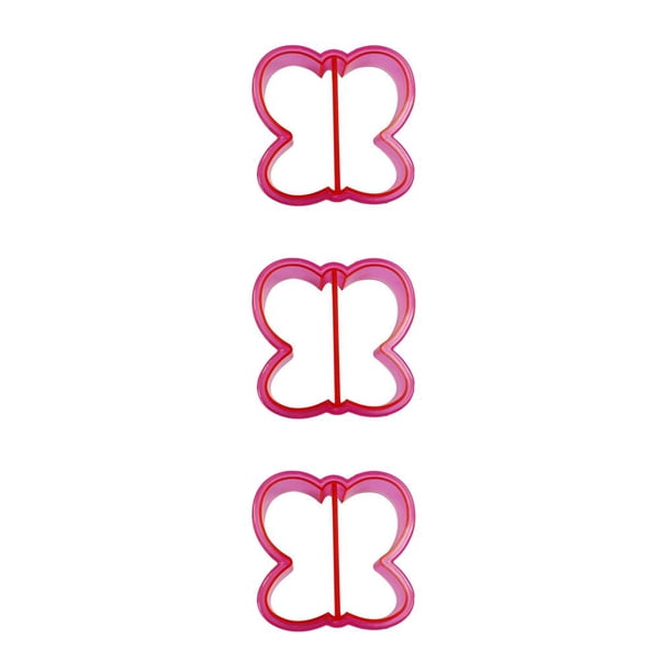 Monstrate Molde para rebanar pan, moldes de plástico para galletas y sándwiches, rebanador de frutas, molde para el hogar, cocina, desayuno, utensilios tipo 9 Mostrar como imagen 3piezas Monstrate CBP038974