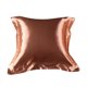thumbnail image 2 of Funda de almohada de seda simulada para el cabello y la piel | Tacto suave y satinado | Suave con la piel sensible | Reduce las puntas abiertas | Color sólido | Resistente a la decoloración, 2 of 6