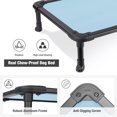 thumbnail image 7 of Veehoo Chew Proof Elevated Dog Bed - Cooling Raised Pet Cot - Rustless Aluminum Frame and Durable Textilene Mesh Fabric, Unique Designed No-Slip Feet for Indoor or Outdoor Use, 7 of 7