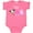 Hot Pink, variant on Inktastic I'm 1 Cute Cow and Polka Dots Boys or Girls Baby Bodysuit