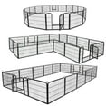 thumbnail image 2 of Heavy Duty Pet Playpen Dog Kennel Pen Cage Fence, 8-Panel, 40 Inches Exercise Pen Dog Crate Cag, 2 of 7