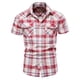 thumbnail image 1 of SAYOO Camisa de manga corta para hombres SAYOO moda, 1 of 8