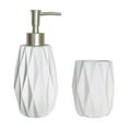 thumbnail image 2 of hometrends White Geo Soap Dispenser, 2 of 2