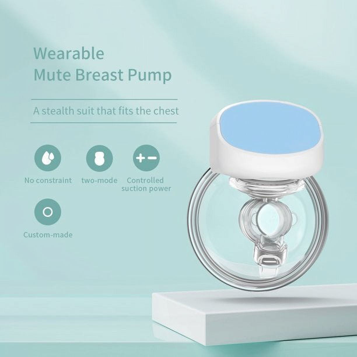 Breast Pump Electric, Portable Wireless Electric Breast Pump with