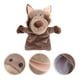 thumbnail image 2 of Marionetas de mano de lobo de dibujos animados, adorables marionetas de mano de peluche para niños., 2 of 7