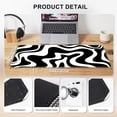 thumbnail image 2 of Large Desk Mat, Topographic Mouse Pad for Desk, Computer Desk Pad Matt, Gaming Mousepad with Non-Slip Base, XXL Keyboard Mat for Home Office Laptop Desktop, Abstract Black White, 2 of 6