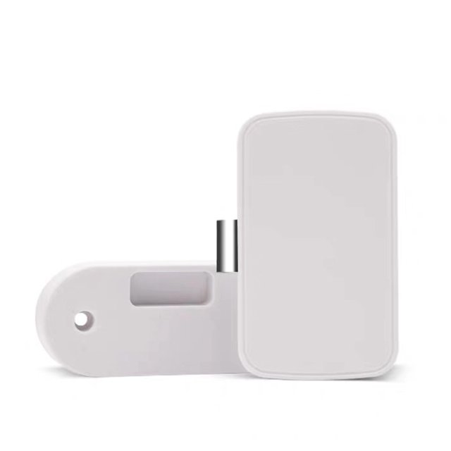 Amdohai Intelligent BT App Drawer Lock Adhesive BT Lock Filing Cabinet Wardrobe Shoe Cabinet Letter Box Lock White T1
