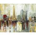 thumbnail image 2 of Tava Studios 24x20 White Modern Wood Framed Museum Art Print Titled - Paris Icons, 2 of 4