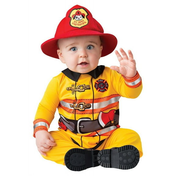 Incharacter Fearless Firefighter Infant Costume 6-12 Months Male