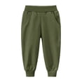 thumbnail image 4 of Posijego Boys Girls Sweatpants Toddler Cotton Joggers Elastic High Waist Athletic Active Pants Size 1-13 Years, 4 of 7
