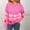 Hot Pink, variant on HOMBOM Black Sweaters for Women Warm Crew Neck Fall Pullover Christmas Heart Long Sleeve Womens Tops