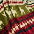 thumbnail image 6 of Christmas Throw Blanket,Holiday Christmas Reindeer Snowflakes Fannel Blanket, Winter Blanket for Couch Bed Living Room, 50"x60", 6 of 7