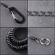 thumbnail image 4 of Paquete de 3 Llaveros en Espiral, Cable en Espiral para Exteriores, Cuerda de Seguridad Retráctil, Accesorios con Clip de Aleación de Aluminio, 4 of 5