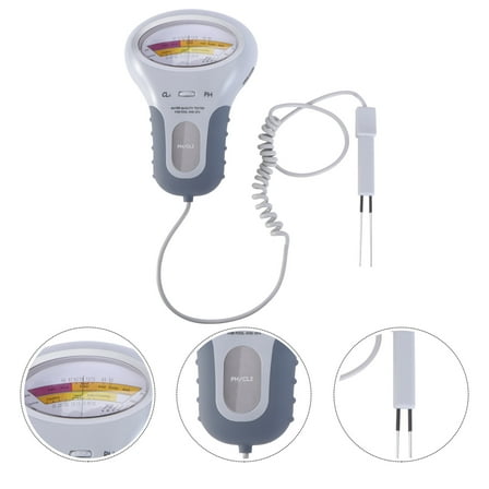 PH Meter, 2 in 1 PH Meter Level Meter CL2 Tester Meter with Probe