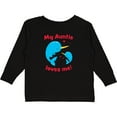 thumbnail image 3 of Inktastic My Auntie Loves Me Narwhal Family Boys or Girls Long Sleeve Toddler T-Shirt, 3 of 5