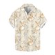 thumbnail image 1 of Blusas y camisas de manga corta con cuello en V Camisa estampada de Pascua para hombre Camisa abotonada Top de poliéster para hombre, 1 of 4