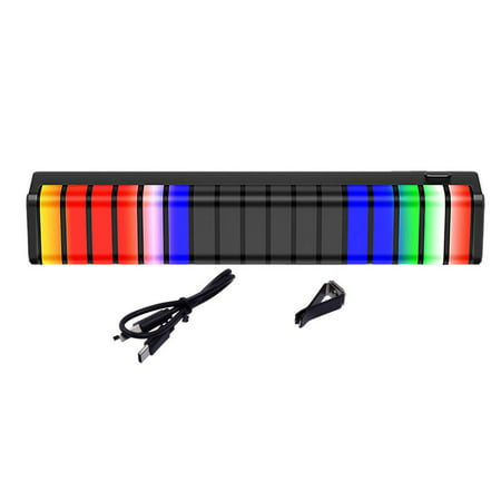 

Fovolat Rhythm Light Bar Voice-Activated Pickup Rhythm Light Creative Colorful LED Ambient Light with 10 Modes Car Aromatherapy LED Illusion Pick-Up Lights for Most Air Outlets excellent