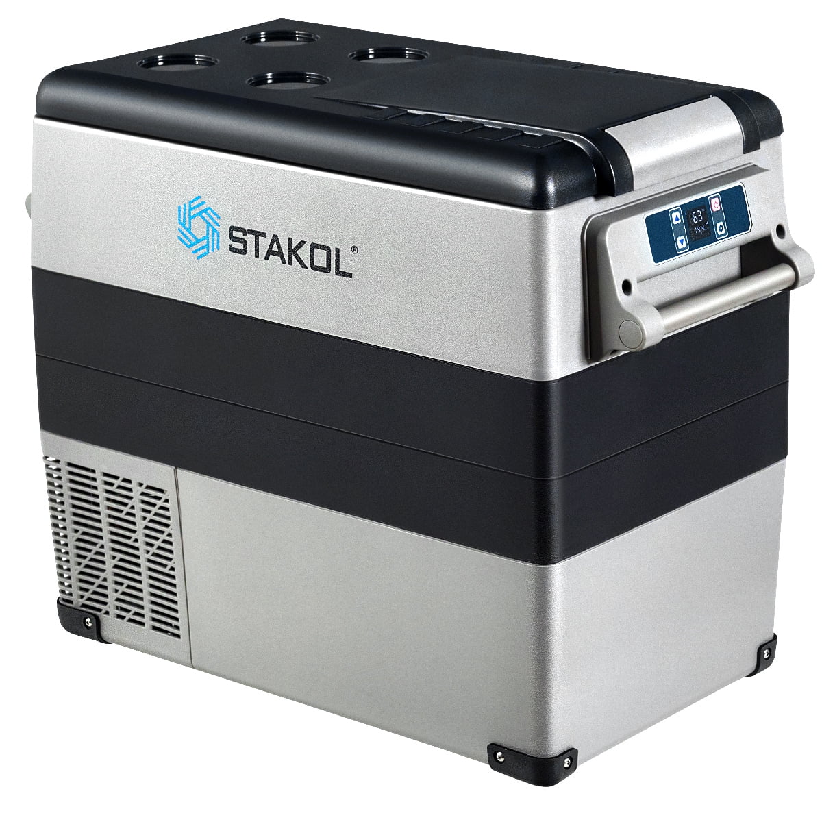 STAKOL 53 Quarts Portable Electric Car Cooler Refrigerator/Freezer
