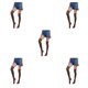 thumbnail image 3 of Medias largas Minnieouse Calcetines arcoíris hasta el muslo tipo 2 NO2, 3 of 5